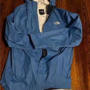 The North Face Men's Blue Raincoat